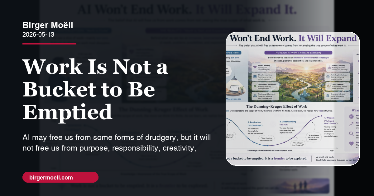 Work Is Not a Bucket to Be Emptied social preview card